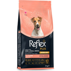 Reflex Plus Mini & Small Breed Sterilised Adult with Lamb 3kg