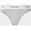 Calvin Klein Βαμβακερό Γυναικείο String Γκρι LV00QF8518-P7A