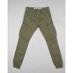 Cosi Ανδρικό Παντελόνι Cargo Joggers Ελαστικό Κανονική Εφαρμογή Χακί 49-BARACCA3