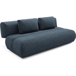 PoliHome Todd Τριθέσιος Καναπές Κρεβάτι Navy Μπλε 217x124x82cm 162918459