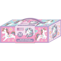 Must Lovely Unicorn Σετ Ζωγραφικής με Βαλιτσάκι 9.5x13.7x26.3cm 52τμχ 586491