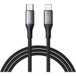 Joyroom S-A28 Flash Series Braided USB-C to Lightning Cable 30W 2m Black 6956116797966