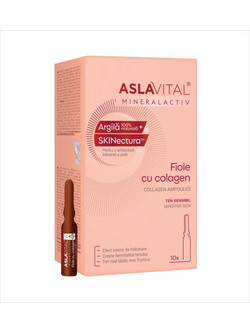 Gerovital Aslavital Ενυδατικό Serum Προσώπου για Σύσφιξη με Κολλαγόνο 10τμχ
