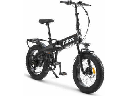 Nilox Χ10 Ultra Σπαστό Ηλεκτρικό Fat Bike 20" 250W με 6 Ταχύτητες και Δισκόφρενα Μαύρο