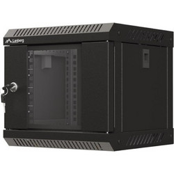 Lanberg WF11-3304-10B Επιτοίχια Καμπίνα Rack 4U 30x23.1x30cm