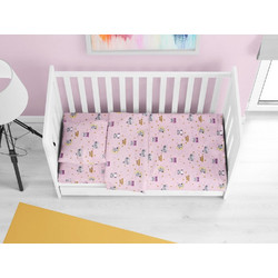 Dimcol Sweet Dreams 550 Βρεφικό Πάπλωμα Κούνιας 160x120cm Ροζ