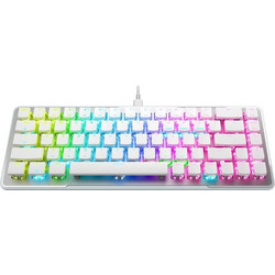Roccat Vulcan II Mini Μηχανικό Gaming Πληκτρολόγιο 65% με Titan II Optical Red Διακόπτες RGB White