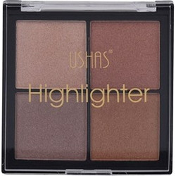 Ushas Cosmetics Γήινα Χρώματα Highlighter Palette 18.4gr