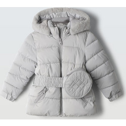 Ebita Παιδικό Μπουφάν Χειμωνιάτικο Puffer Γκρι 255204