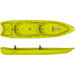 Eval Πλαστικό Kayak 2 Ατόμων Κίτρινο 02708-YL