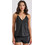 Milena By Paris Babydoll Καλοκαιρινό Σατέν Μαύρο 4205