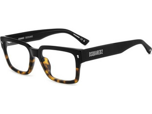 Dsquared2 D20167G WR7 Γυναικείος Σκελετός Γυαλιών Οράσεως Κοκάλινος Μαύρος