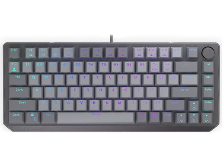Endorfy Thock V2 Μηχανικό Gaming Πληκτρολόγιο 65% με Endorfy Yellow Διακόπτες RGB Grey