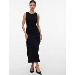 Vero Moda Midi Βραδινό Φόρεμα Μαύρο 10337644