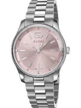 Gucci Γυναικείο Ρολόι με Ασημί Μεταλλικό Μπρασελέ YA1265061