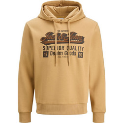 Jack & Jones Ανδρικό Φούτερ με Κουκούλα Κίτρινο 12279649