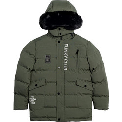 Funky Παιδικό Μπουφάν Χειμωνιάτικο Puffer Αντιανεμικό Χακί 226-118106-1