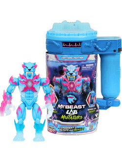 Moose Toys Mr. Beast Lab Mutators Lightning Panther Φιγούρα Δράσης για 5+ Ετών