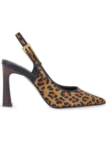 Exe Γόβες Slingback με Λεπτό Ψηλό Τακούνι Καφέ V47008415869