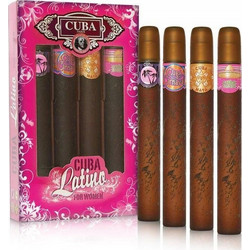 Cuba Latino Copacabana Eau de Parfum 35ml + Carnaval Eau de Parfum 35ml + Maya Eau de Parfum 35ml + Cactus Eau de Parfum 35ml