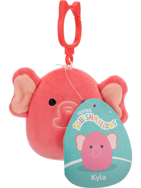 Jazwares Squishmallows P22 Kyla The Pink Elephant με Κλιπ 9cm