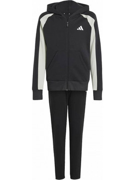 Adidas Παιδικό Σετ Φόρμας Μαύρο Μπεζ JI6228