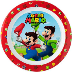 Stor Super Mario Πιάτο Φαγητού Κόκκινο