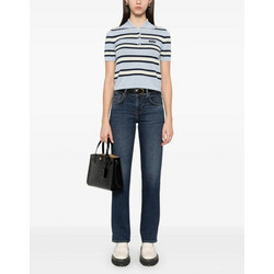 Seven For All Mankind Γυναικείο Τζιν Παντελόνι Κανονική Εφαρμογή Navy Μπλε JSGHA910CI