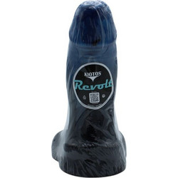 Kiotos Revolut Blue Wave 08 Large Dildo με Βεντούζα 22cm Καφέ Πράσινο