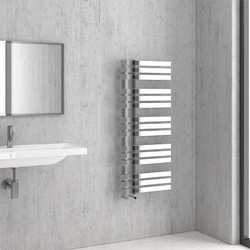 Karag Verona Πετσετοκρεμάστρα Μπάνιου Καλοριφέρ 1200x500mm 282kcal/h Ασημί