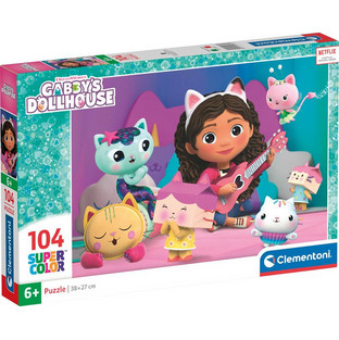 Παιδικό Puzzle Clementoni Super Color DreamWorks Gabby's Dollhouse 104 Κομμάτια