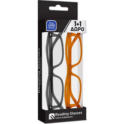 EyeLead Γυαλιά Πρεσβυωπίας +3.50 Κοκάλινα Κίτρινα Γκρι 1+1 Δώρο