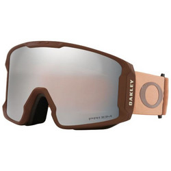 Oakley Line Miner L OO7070-D5 Μάσκα Σκι & Snowboard Ενηλίκων Καφέ με Φακό Καθρέπτη Aσημί