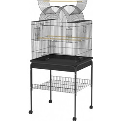 PawHut Κλουβί Πτηνών 63x53x144cm D10-105V00BK