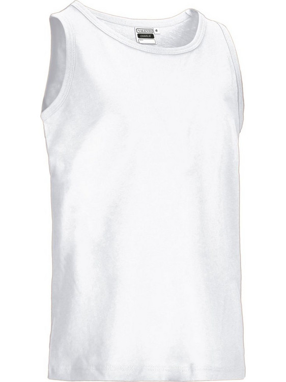Valento Παιδικό T-Shirt Αμάνικο Λευκό CAVACHLBL04