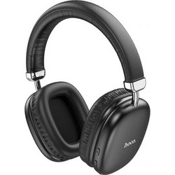Hoco W35 Ενσύρματα & Ασύρματα Bluetooth Ακουστικά Over Ear Μαύρα