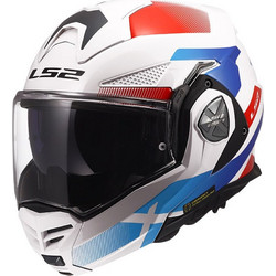 Nova FF901 Advant X Nova Gloss White Blue Red Κράνος Μηχανής Crossover / Modular 1600gr