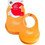 Tommee Tippee Ess Comfi Αδιάβροχη Σαλιάρα Πλαστική με Κουμπί & Τσέπη 6m+ Πορτοκαλί