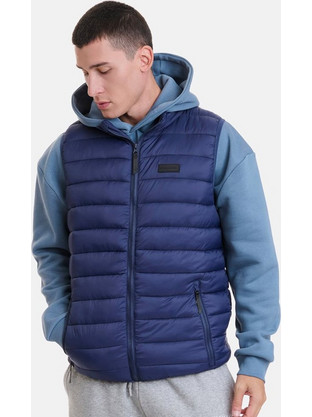 Firefly Αμάνικο Ανδρικό Μπουφάν Puffer Navy Μπλε FMV25201-0680