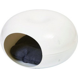 Vesta Ellipse Πλαστικό Σπιτάκι Γάτας 51x22x28cm Λευκό