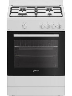 Indesit I6GGKMWF Κουζίνα Αερίου 64lt με Εστίες Αερίου 60cm