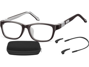 Sunoptic K6C Παιδικός Σκελετός Γυαλιών Οράσεως Λαστιχένιος Μαύρος