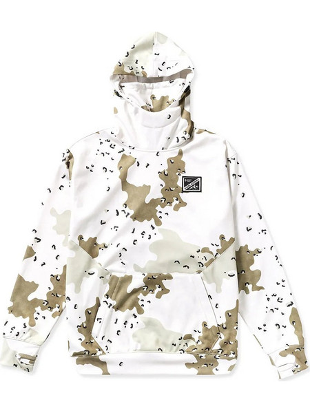 Volcom Ανδρικό Φούτερ με Κουκούλα & Τσέπες Λευκό G4152602-WHT