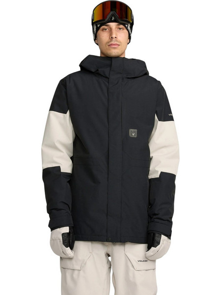 Volcom Primry G0452605-BLK Ανδρικό Μπουφάν για Ski & Snowboard
