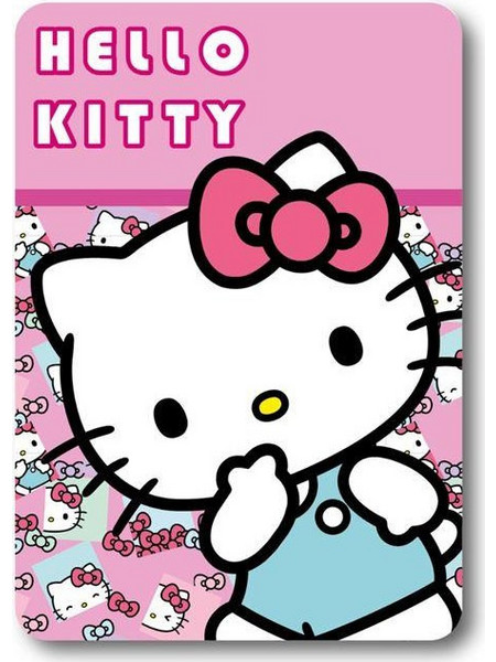 Dimcol Sanrio Hello Kitty 34 Κουβέρτα Κούνιας Fleece 100x140 Ροζ