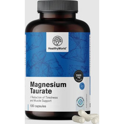 HealthyWorld Magnesium Taurate 2000mg 120 Κάψουλες