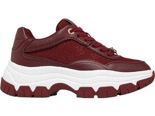 Guess Barrett2 Γυναικεία Sneakers Chunky Μπορντό FLFBRTELE12
