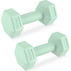 Spokey Monster Σετ Βαράκια Εξάγωνα Πλαστικοποιημένα 2x1kg