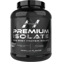 NutriYummy Premium Isolate Vanilla Πρωτεΐνη Ορού Γάλακτος Γράμμωσης 2kg