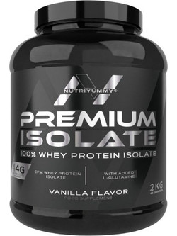 NutriYummy Premium Isolate Vanilla Πρωτεΐνη Ορού Γάλακτος Γράμμωσης 2kg